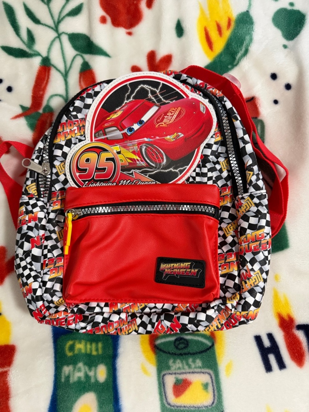 NWOT LMQ Kids Red Backpack